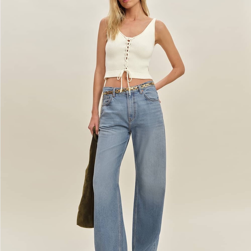 Reformation Natasha Cotton Sweater Tank - Picture 3 of 8